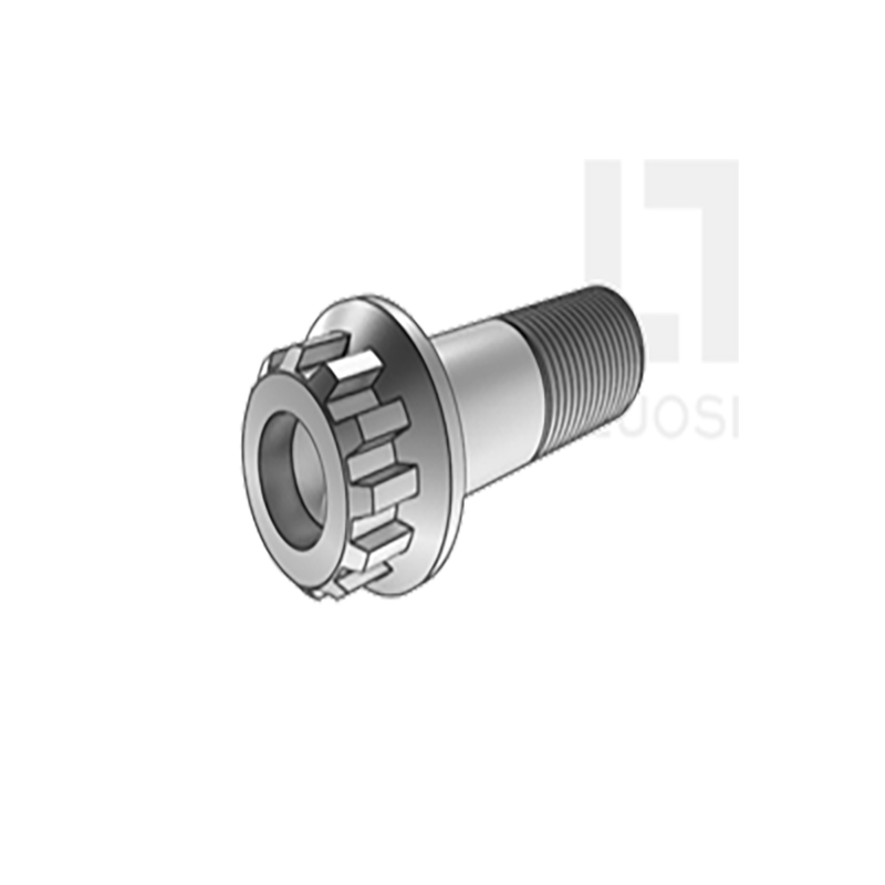 12 zubov spline skrutky s prírubou
