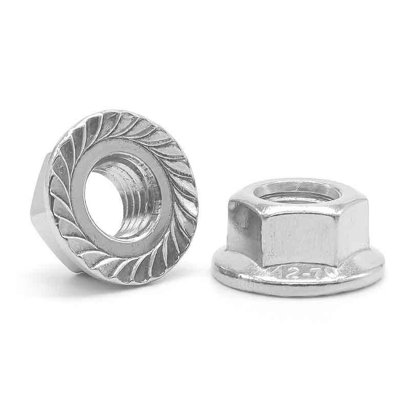 Šesťhranné prírubové matice pre priemyselné budovy