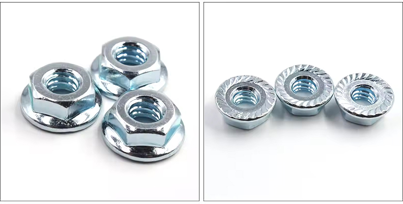 Zinc Plated Hexagon Flange Nut Zinc Plated Hexagon Flange Nut