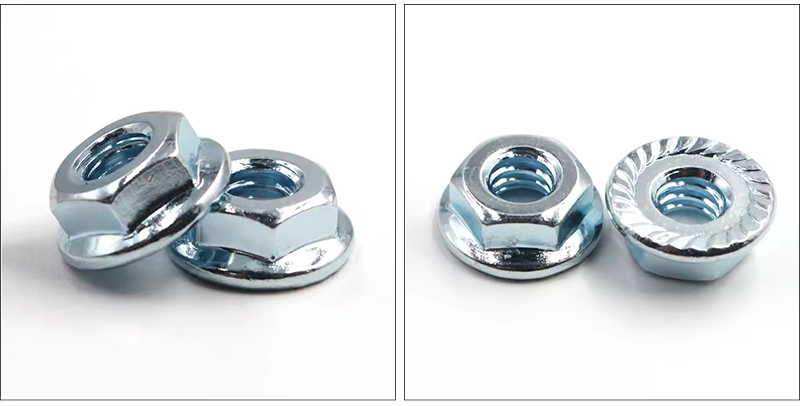 Zinc Plated Hexagon Flange Nut Zinc Plated Hexagon Flange Nut
