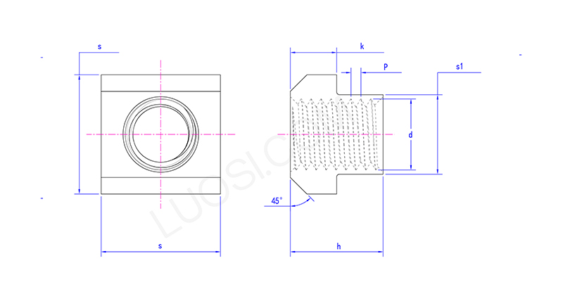 Cost Effective T Slot Nut