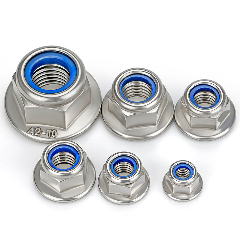 Nylonová poistná matica s prírubou