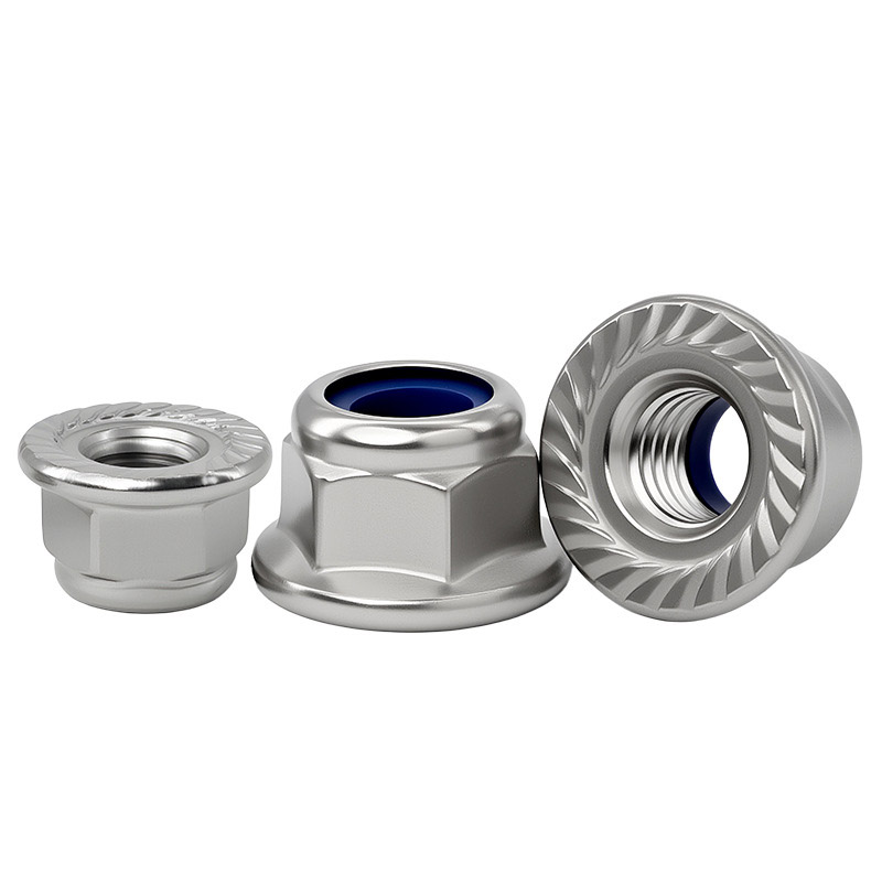 Šesťhranné matice typu s prevládajúcim krútiacim momentom s prírubou