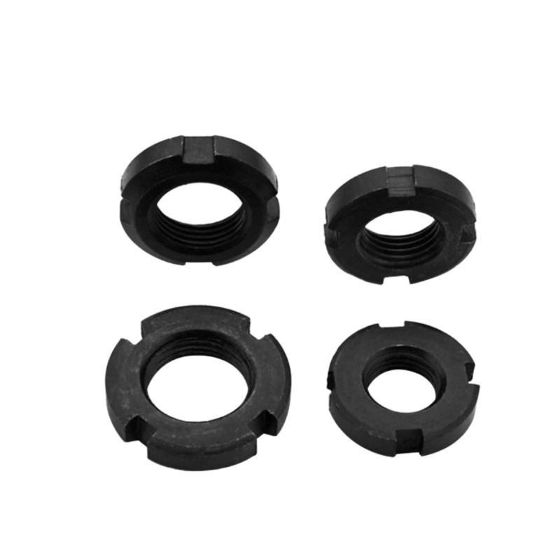 Otočná poistná matica s drážkou odolná voči otrasom